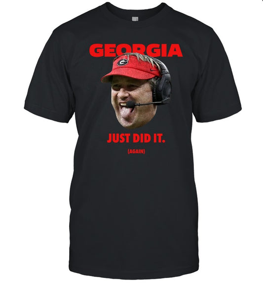 Dawgs On Tap Goldberg Georgia Just Did It Again Shirt