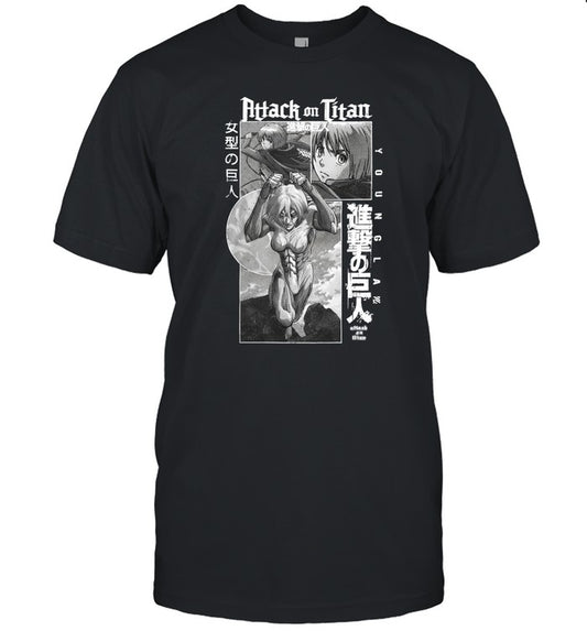 Youngla X Attack On Titan Female Titan Shirt