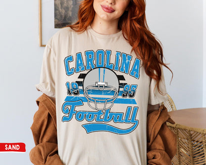 Carolina Panthers Football Crewneck Sweatshirt - Vintage T-Shirt Gift