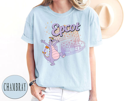 Comfort Colors Epcot Figment Tee - Walt Disney World Shirt