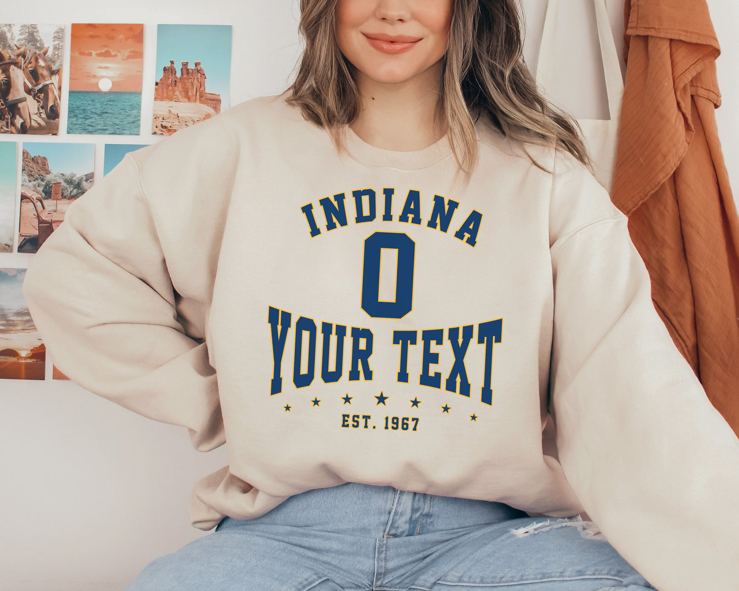 Customized Indiana Pacer Crewneck Sweatshirt, Pacers Vintage Shirt