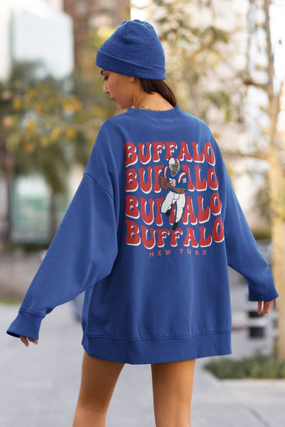 Buffalo Football T-Shirt Sweatshirt, Vintage Bill Buffalo New York Fan Gift