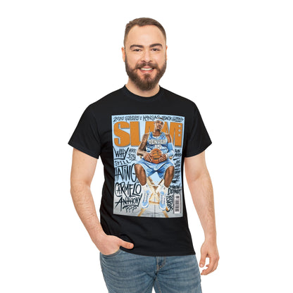 Carmelo Anthony Denver Nuggets Slam Cover NBA Tee Shirt