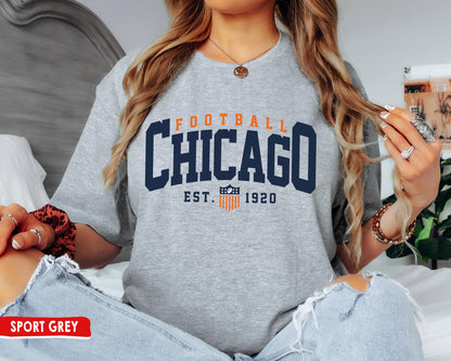 Chicago Football Crewneck Sweatshirt - Bears Game Day T-Shirt & Gifts