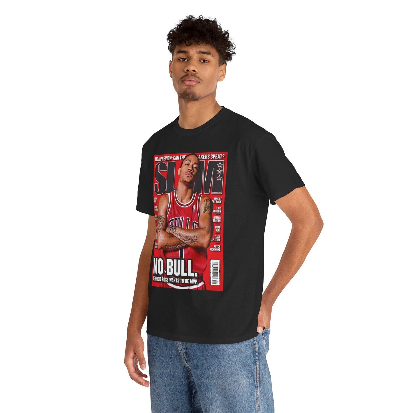 Derrick Rose Chicago Bulls NBA Slam Cover Tee Shirt