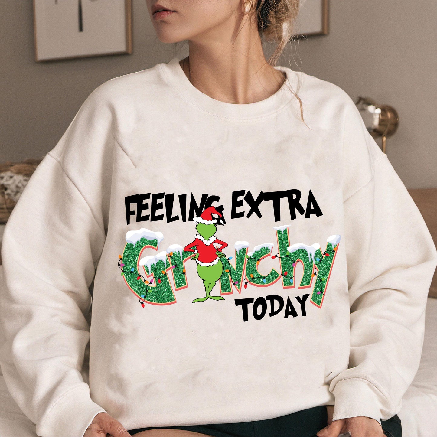 Feeling Extra Grincy Today Christmas Shirt Retro Merry