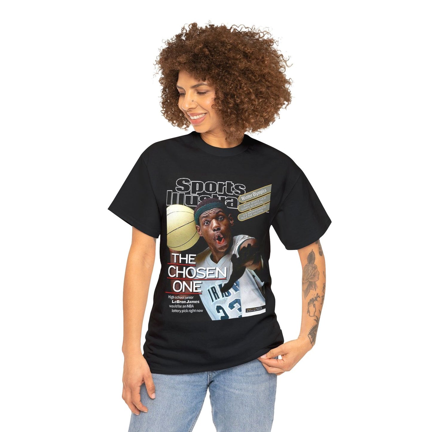 Lebron James Chosen One Sports Illustrated Cover Tee