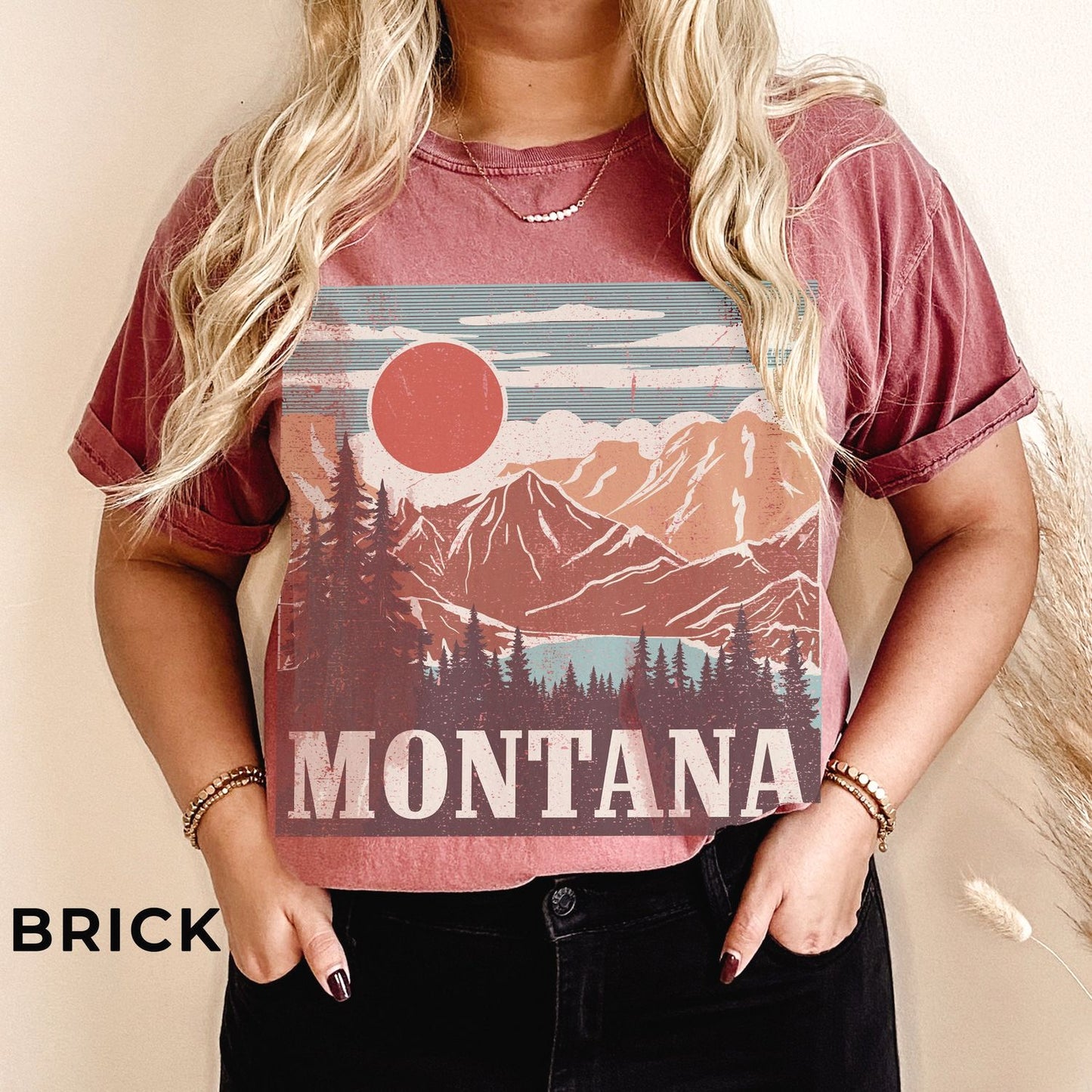 Adventure Awaits Montana Tee - Vintage Inspired Comfort Fit