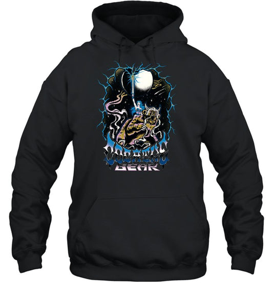 Heavy Metal Cocaine Bear Hoodie