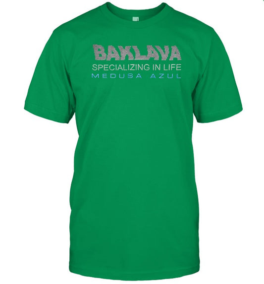 Action Bronson Baklava Specializing In Life Medusa Azul Tee Shirt