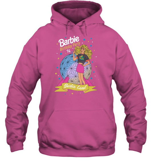 Barbie Birthday Party 1994 Barbie Land Hoodie