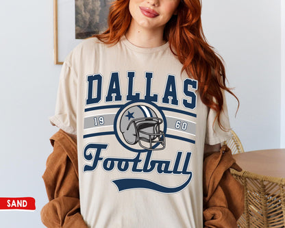 Dallas Football T-Shirt Sweatshirt - Vintage Style For Dallas Fans