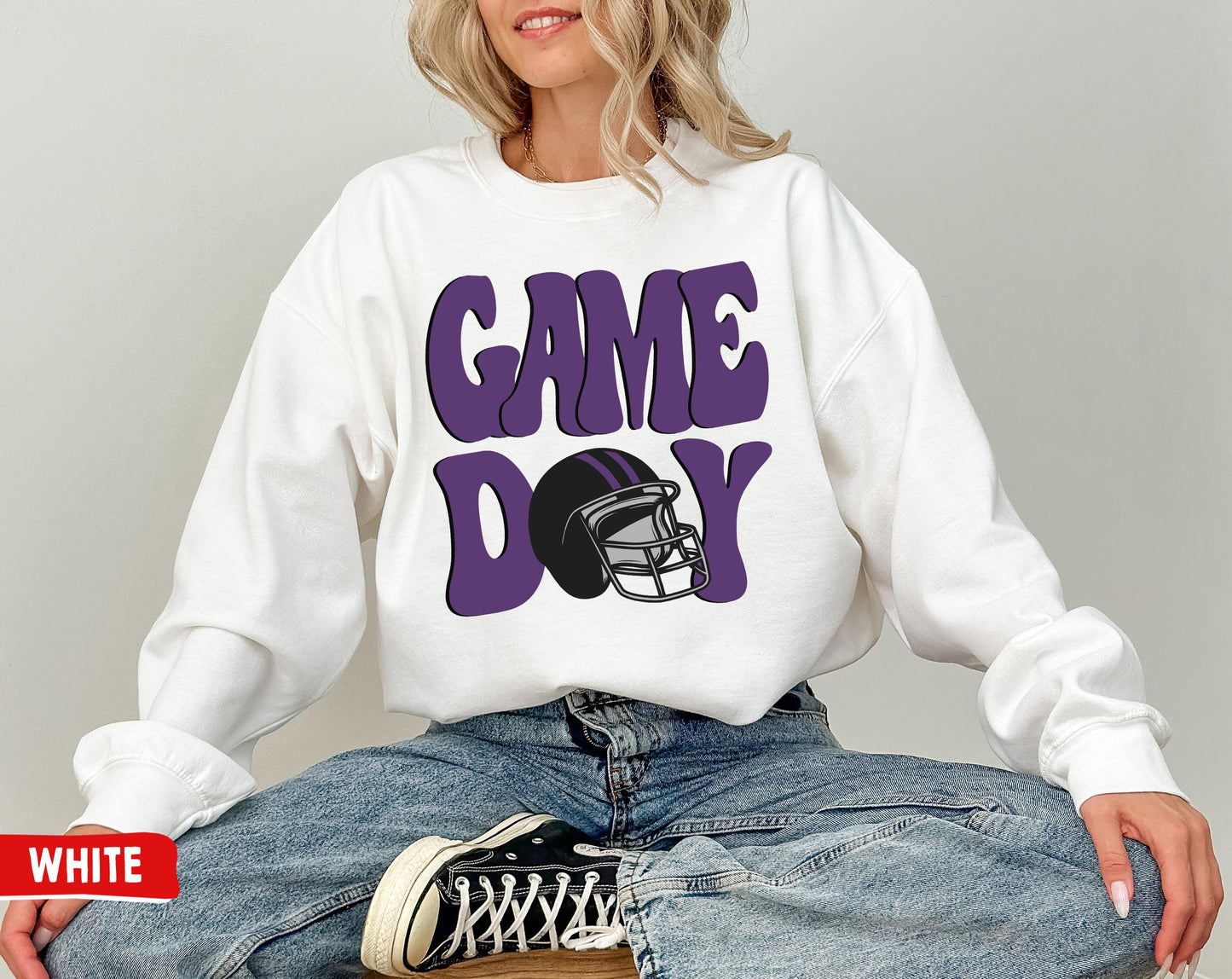 Baltimore Football Game Day Sweatshirt - Ravens Sunday Shirt & Gifts