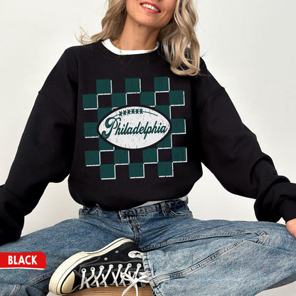 Eagle Retro Philadelphia Football Crewneck Sweatshirt For Fans Gift