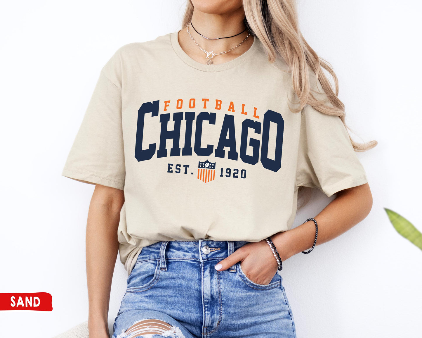 Chicago Football Crewneck Sweatshirt - Bears Game Day T-Shirt & Gifts