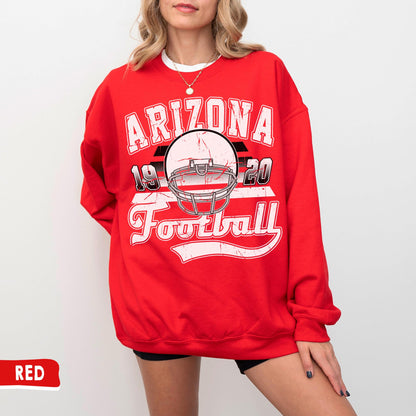 Arizona Cardinal Football Crewneck Sweatshirt T-Shirt, Vintage Gift