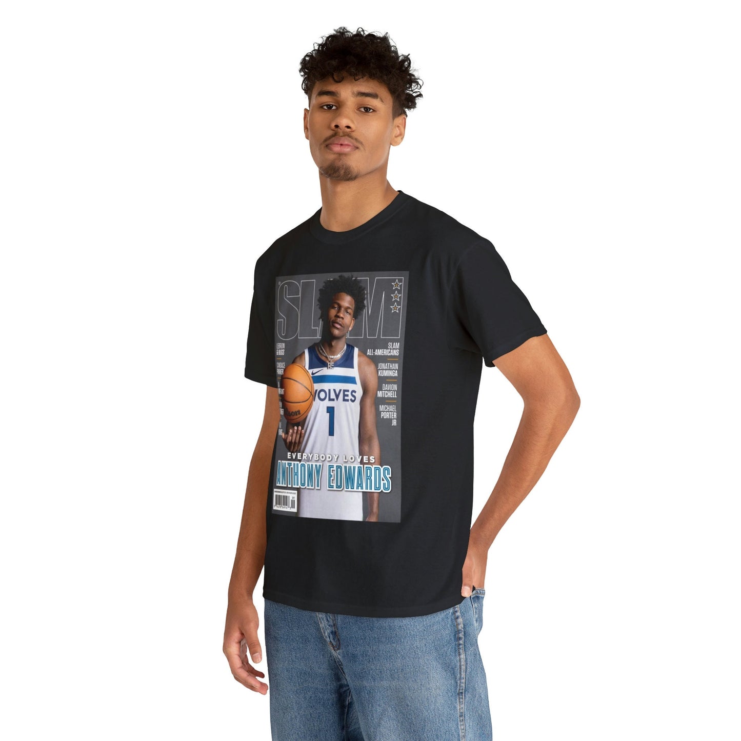 Anthony Edwards Minnesota Timberwolves NBA Slam Cover Tee