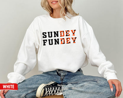 Cincinnati Football Crewneck Sweatshirt - Sunday Football Bengal Tee