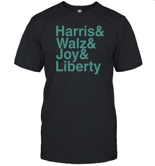 ‪Harris & Walz & Joy & Liberty‬ Shirt, Hoodie, Sweater, Long Sleeve And Tank Top