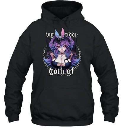 Cottontailva Big Tiddy Goth Gf Hoodie