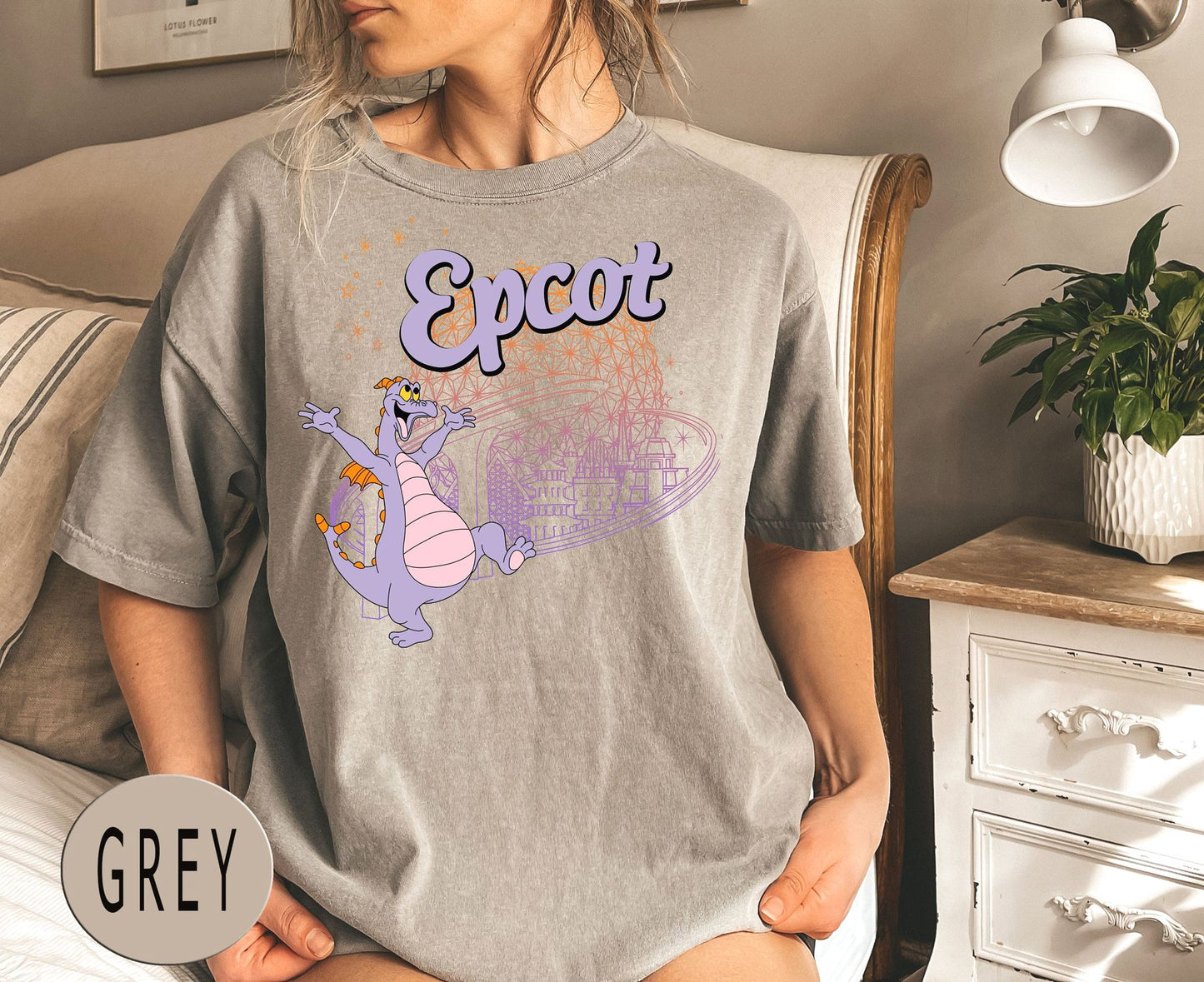 Comfort Colors Epcot Figment Tee - Walt Disney World Shirt