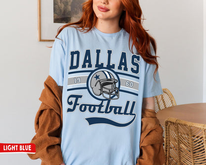 Dallas Football T-Shirt Sweatshirt - Vintage Style For Dallas Fans