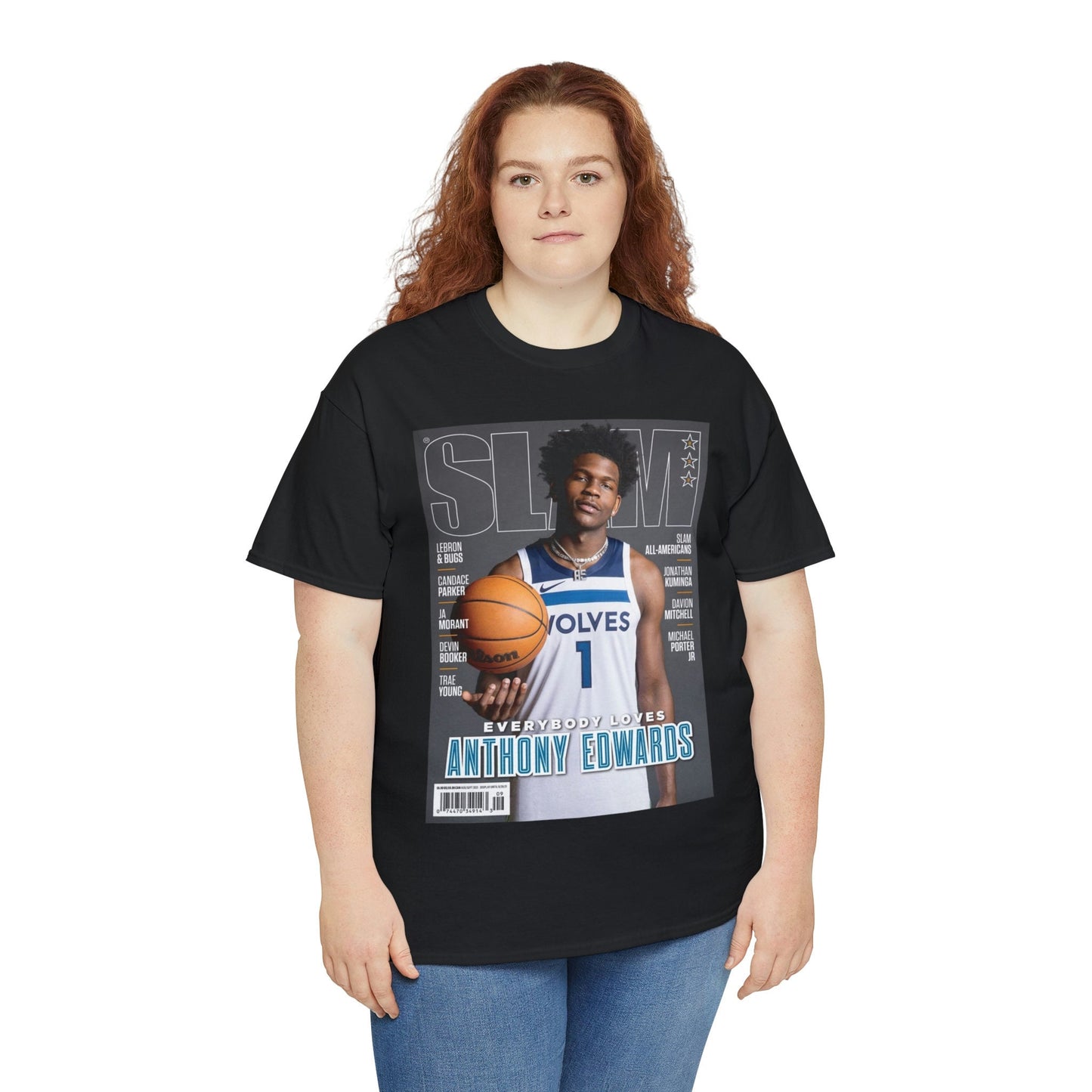 Anthony Edwards Minnesota Timberwolves NBA Slam Cover Tee