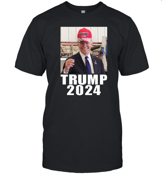 Biden Wears 'Trump 2024' Hat At Pennsylvania Tee