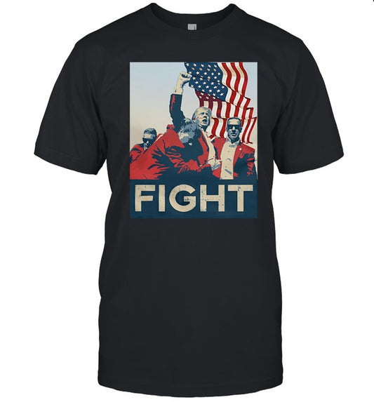 American Fighting Spirit Trump Fight Iconic Shirt