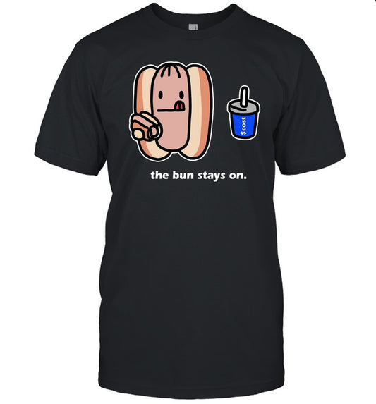 Costco Hot Dog The Bun Stays On Costcodogsol Shirt