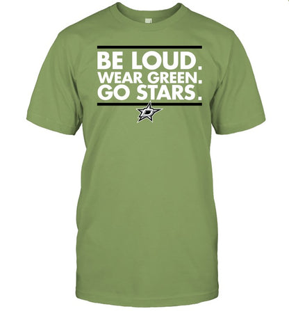 Be Loud Wear Green Go Stars Hoodie