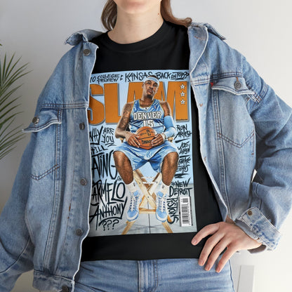 Carmelo Anthony Denver Nuggets Slam Cover NBA Tee Shirt