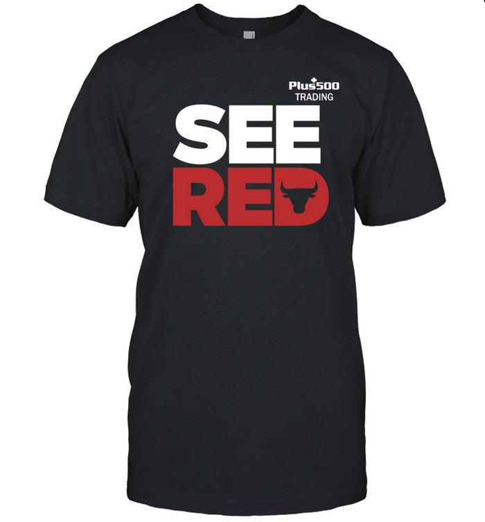 Zach Lavine See Red Plus500 Trading Shirt