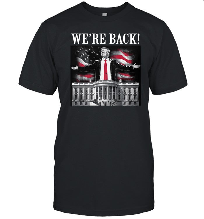 Adam Calhoun Donald Trump We're Back Shirt