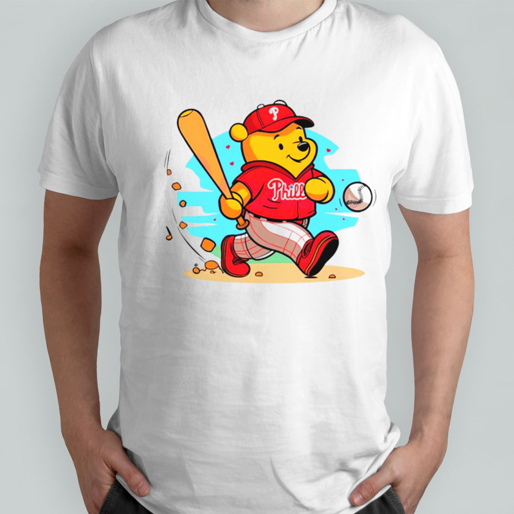 Winnie The Pooh Philadelphia Phillies baseball shirt