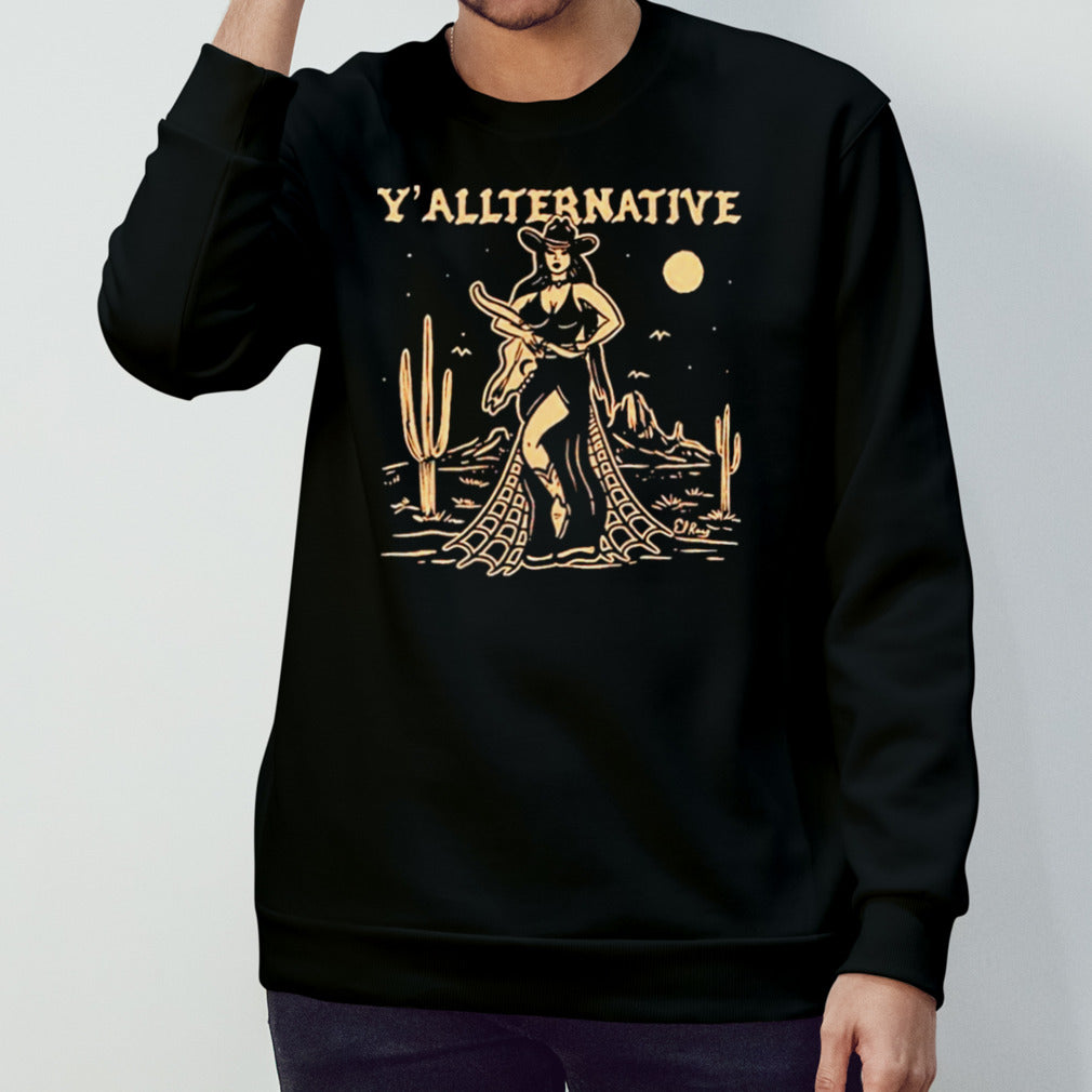 Y’allternative cowgirl shirt