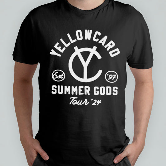 Yellowcard Band Summer Gods Tour Shirt