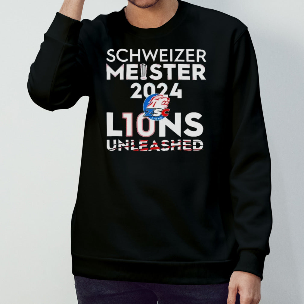 ZSC Lions Schweizer Meister 2024 L10ns Unleashed T-Shirt