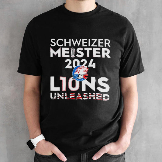 ZSC Lions Schweizer Meister 2024 L10ns Unleashed T-Shirt