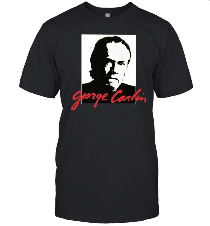 Mike Cessario Wearing George Carlin Shirt