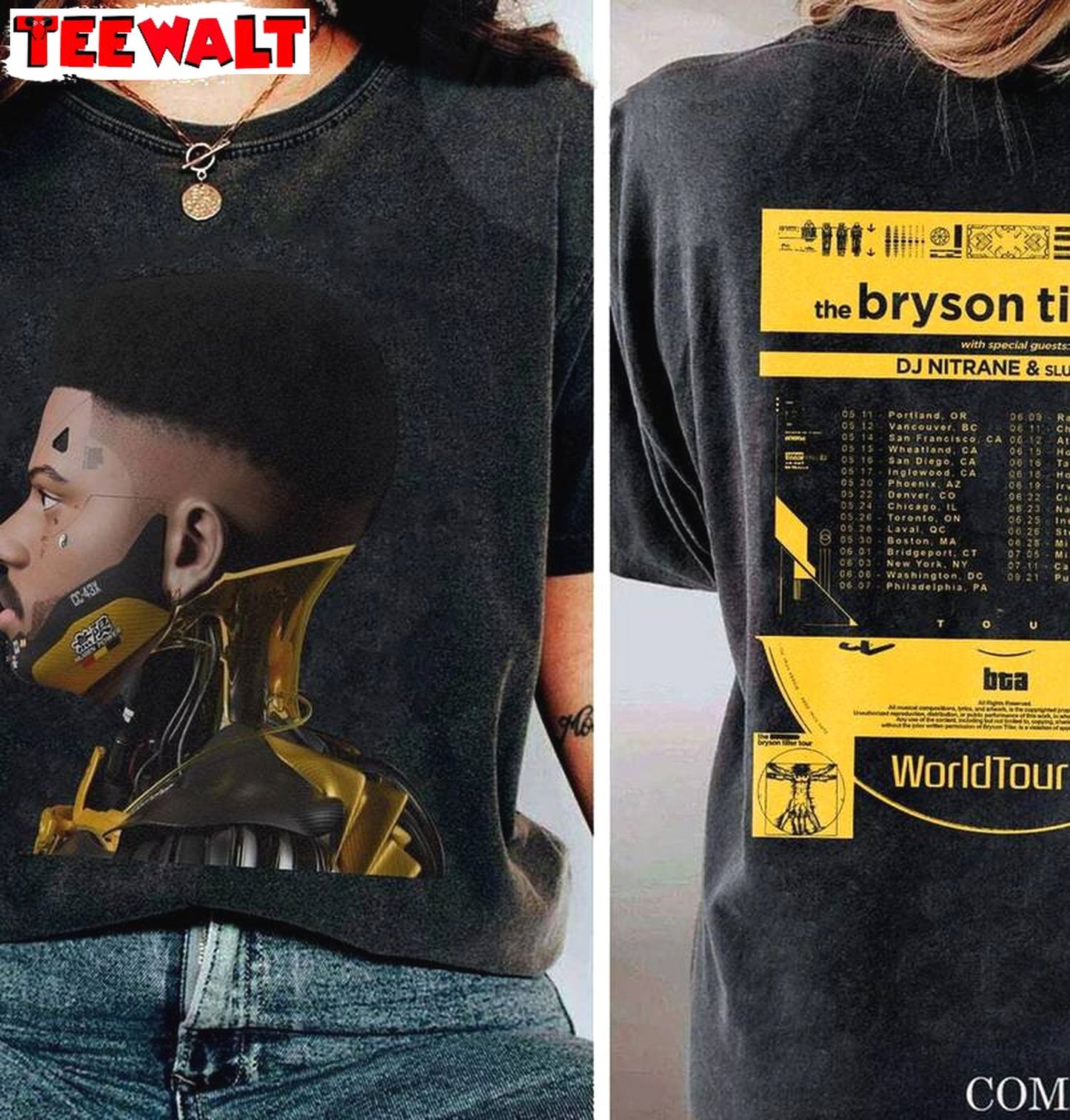 Bryson Tiller Inspired Shirt, The Bryson Tiller 2024 Concert Crewneck