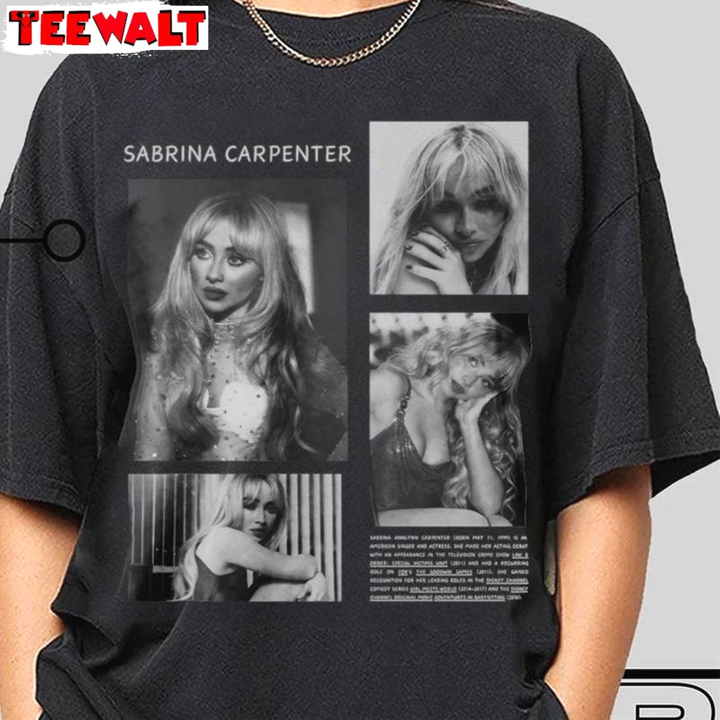 Vintage Sabrina Carpenter Shirt, Creative Unisex T Shirt Crewneck Gift For Fans