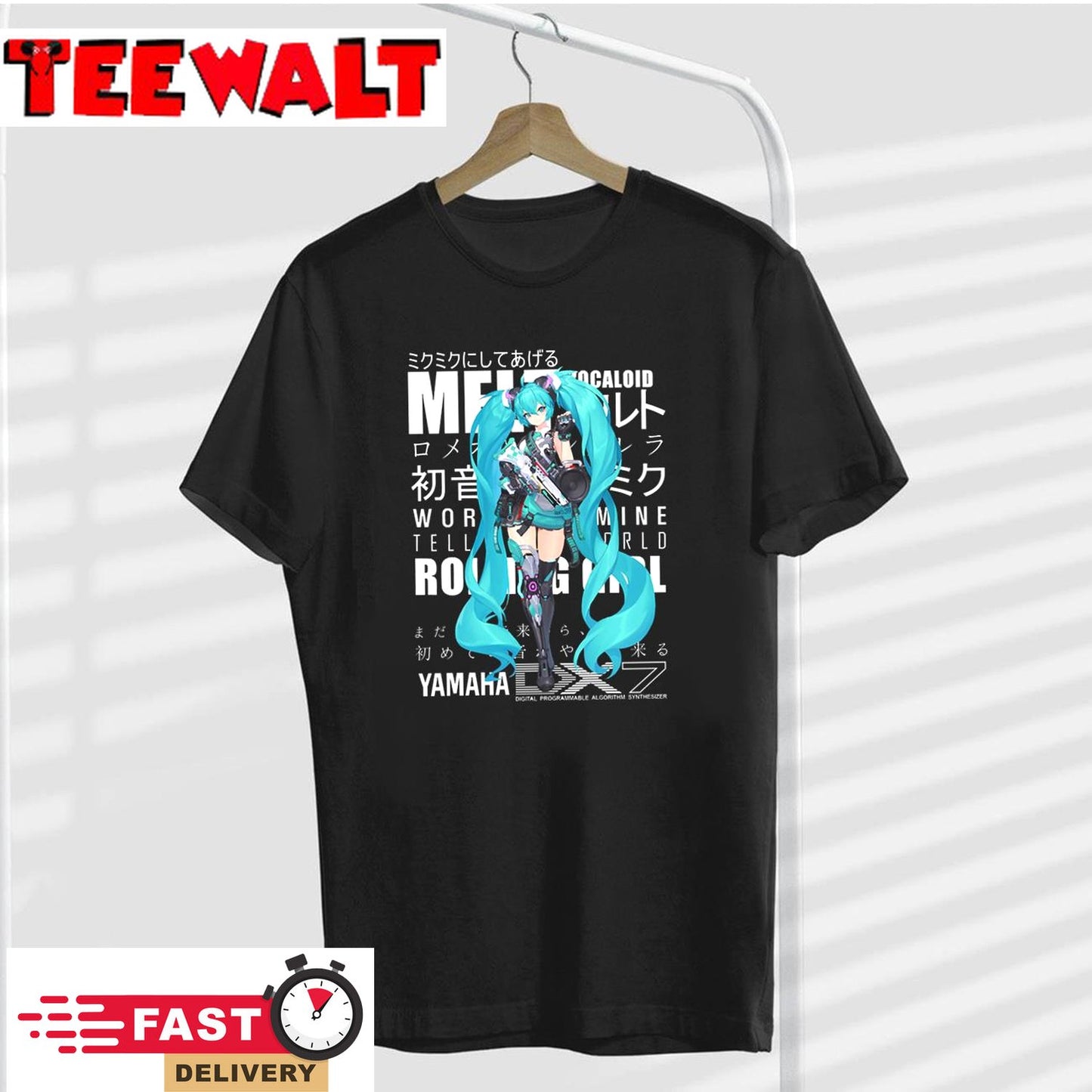 Hatsune Miku - Soldier Unisex T-Shirt For Fan