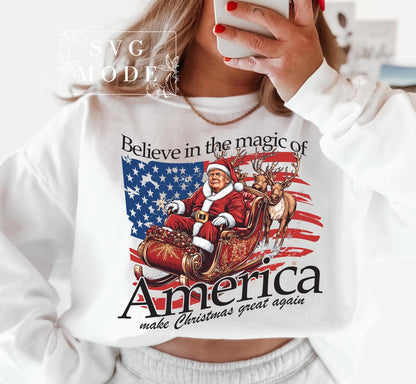 Funny Christmas Trump Daddy's Home Tee