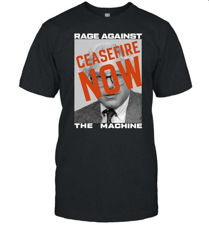 Bernie Sanders Rage Against The Machine Ceasefire Now Hoodie