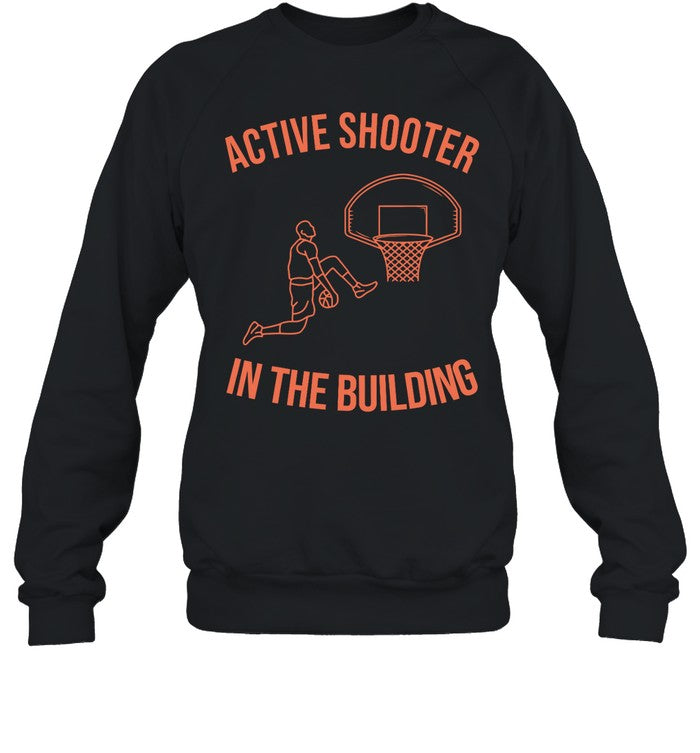 Active Shooter In The Building Hoodie