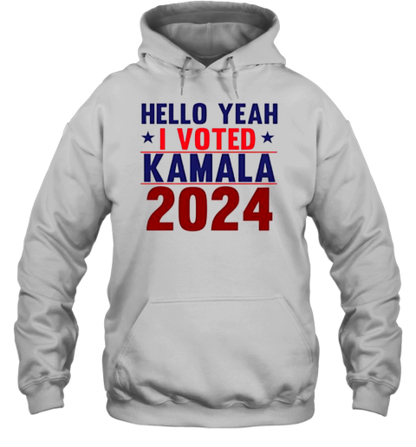 Hello Yeah I Voted Kamala 2024 T-Shirt