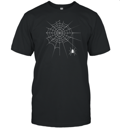 Creepy Crawling Spider And Web Halloween T-Shirt