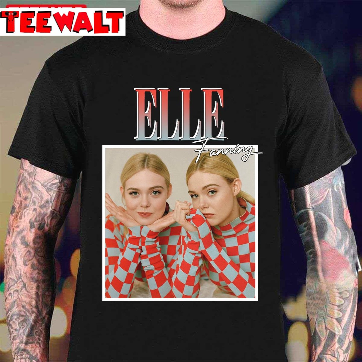 Elle Fanning Vintage Bootleg 90s Unisex Sweatshirt