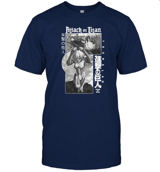 Youngla Female Titan Attack On Titan Tee Shirt